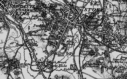 Old map of Boothen in 1897