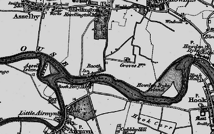 Old map of Boothferry Br in 1895