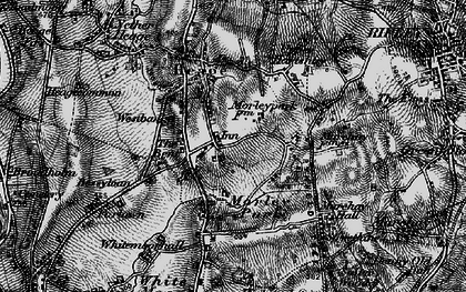 Old map of Boothgate in 1895