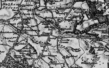 Old map of Boots Green in 1896