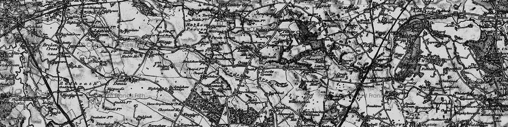 Old map of Boots Green in 1896
