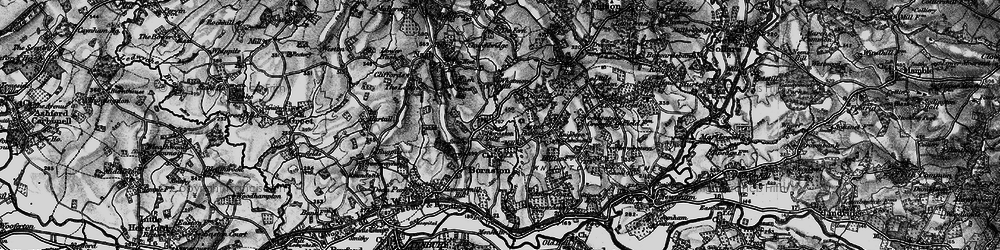 Old map of Boraston Dale in 1899
