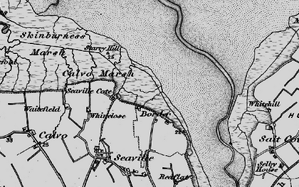 Old map of Border in 1897