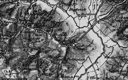 Old map of Windmill Hill Place in 1895