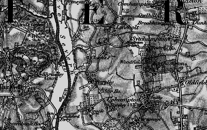 Old map of Boreley in 1898