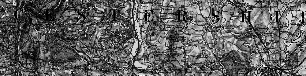 Old map of Boreley Ho in 1898
