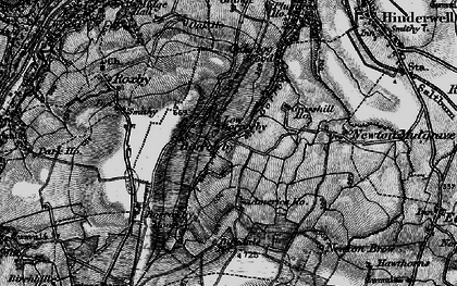 Old map of Borrowby in 1898