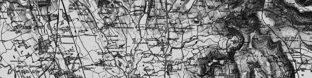 Old map of Broad Beck in 1898
