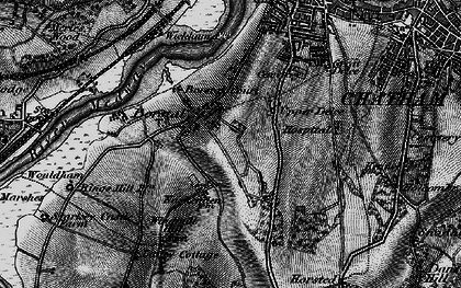 Old map of Borstal in 1895