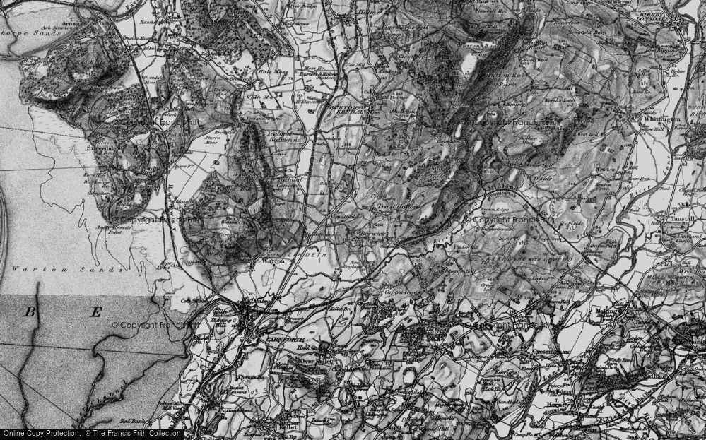 Old Map of Historic Map covering Buckstone Ho in 1898