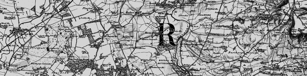 Old map of Barnby Ho in 1898