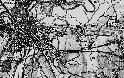Old map of Botcherby in 1897