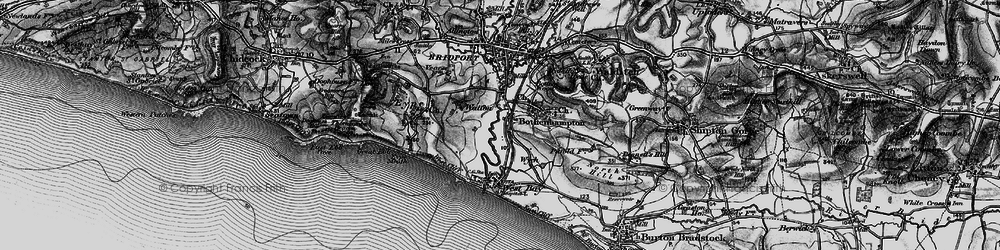 Old map of Bothenhampton in 1897