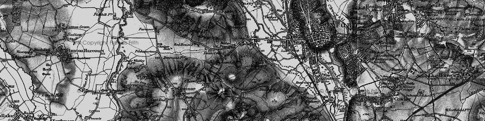 Old map of Botley in 1895