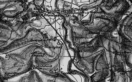 Old map of Annington in 1895