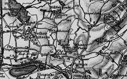 Old map of Botts Green in 1899