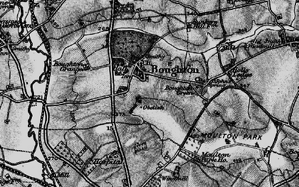 Old map of Boughton in 1898