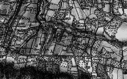 Old map of Boughton Green in 1895