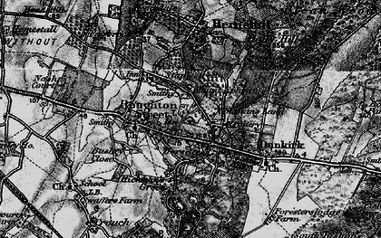 Old map of Boughton Street in 1895