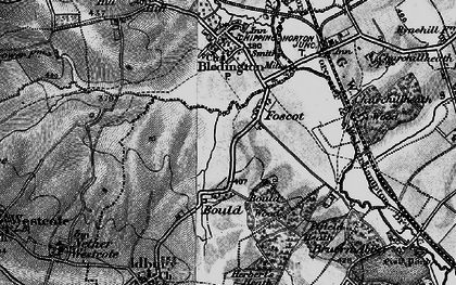 Old map of Bould in 1896