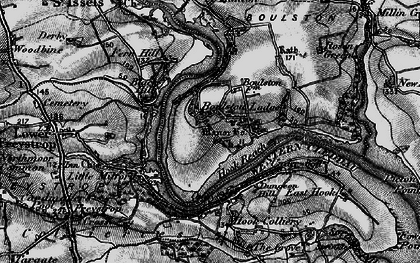 Old map of Hook Reach in 1898