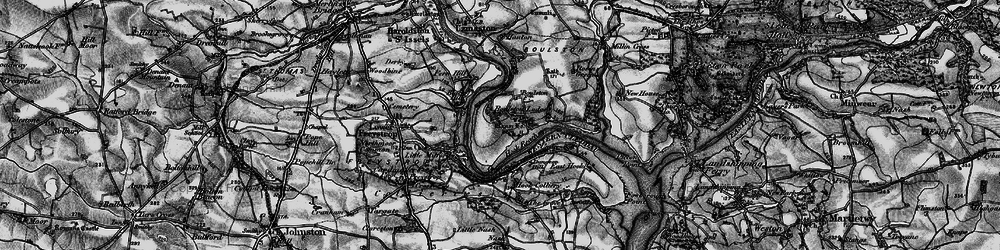 Old map of Boulston in 1898