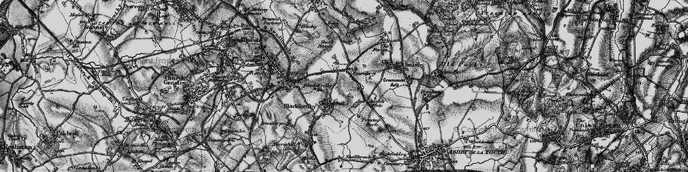 Old map of Blackfordby Ho in 1895