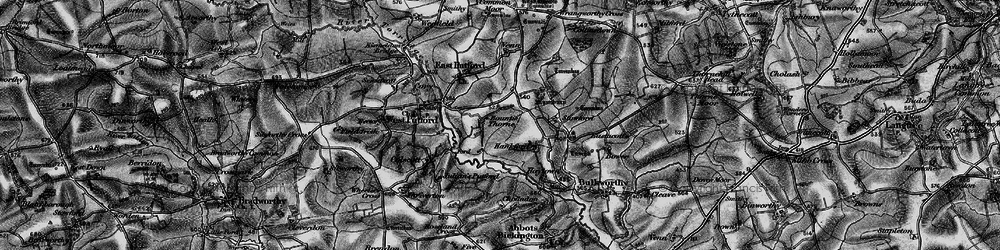 Old map of Bountis Thorne in 1895
