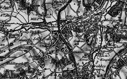 Old map of Bournbrook in 1899