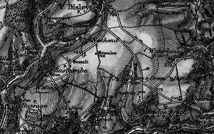 Old map of Bournes Green in 1896