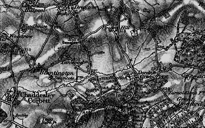 Old map of Bournes Green in 1899