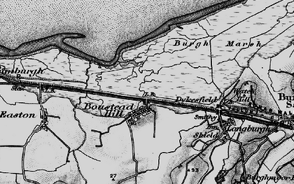 Old map of Boustead Hill in 1897