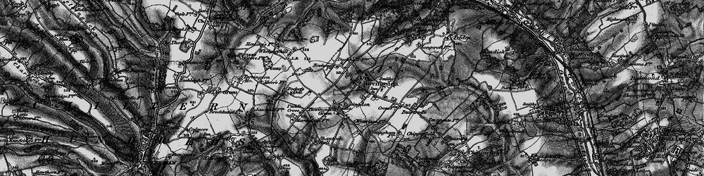 Old map of Bovingdon in 1896