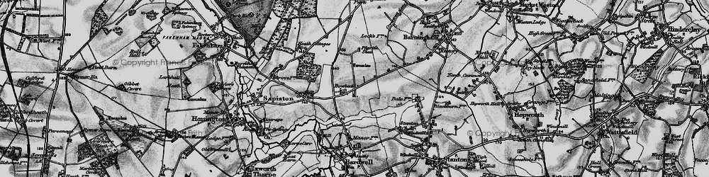 Old map of Bowbeck in 1898