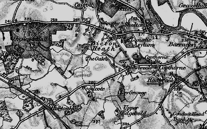 Old map of Woodcote in 1899