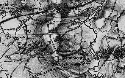 Old map of Bowden in 1898