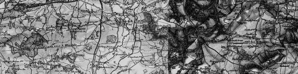 Old map of Bowden Hill in 1898