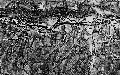 Old map of Birkgill Moss in 1897