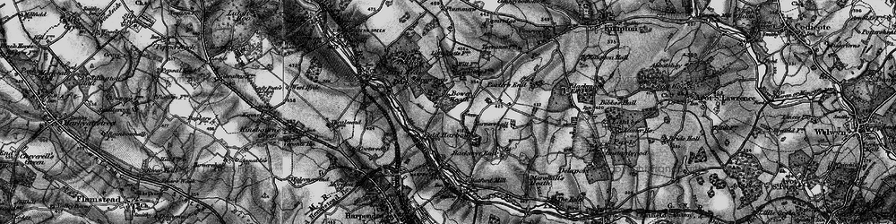 Old map of Bower Heath in 1896