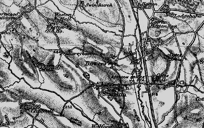 Old map of Bowers in 1897
