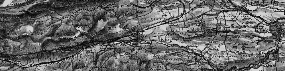 Old map of West Stoney Keld in 1897