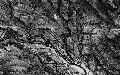 Old map of Bowlees in 1897