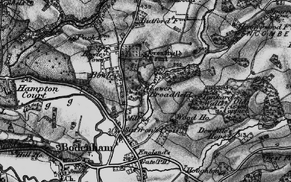 Old map of Bowley in 1898