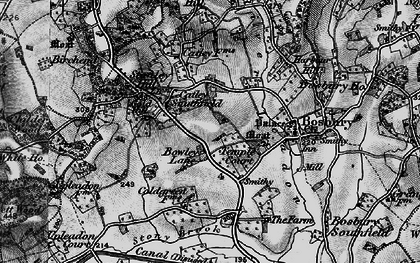 Old map of Bowley Lane in 1898