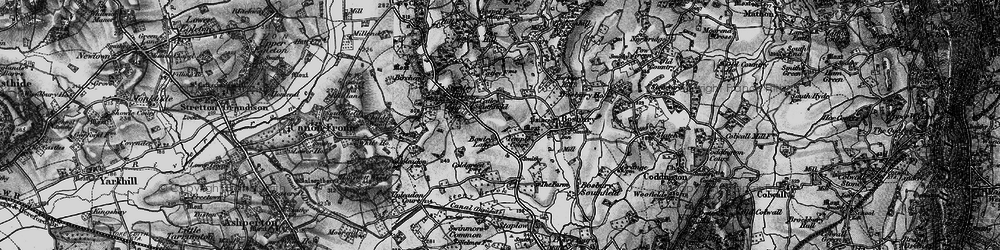 Old map of Bowley Lane in 1898