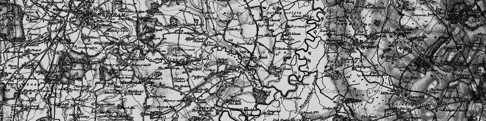 Old map of Bowling Bank in 1897