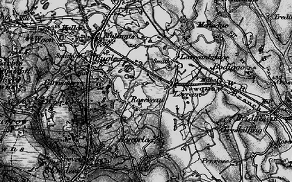 Old map of Bowling Green in 1895