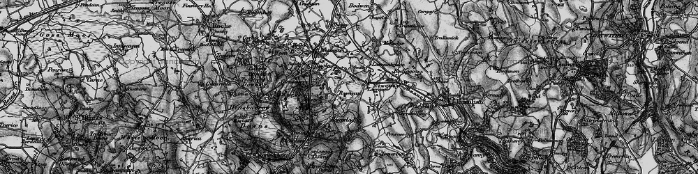 Old map of Bowling Green in 1895