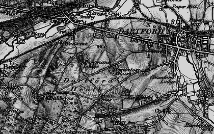 Old map of Bowmans in 1895