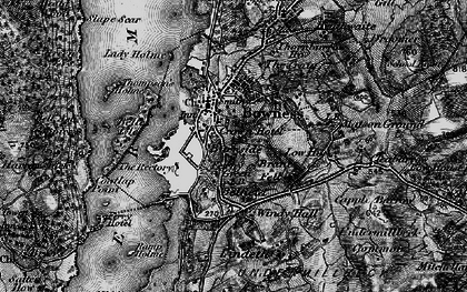 Old map of Lindeth in 1897